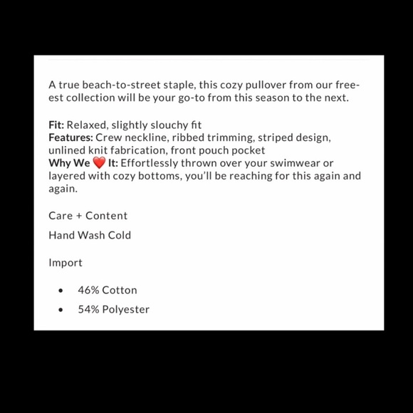 Free People Knit Pullover. - Picture 5 of 8